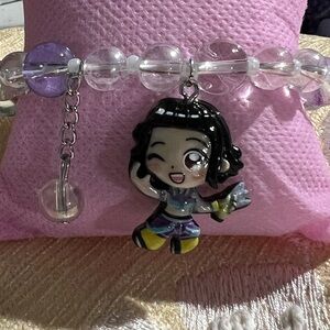 Girls' Charm Bracelet with Beaded Chain and its very own case!